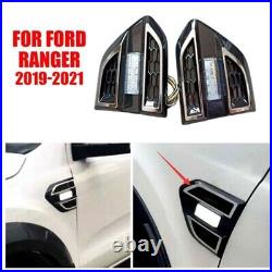 For Ford Ranger 2019-21 Side Air Vent Fender Turn Signal Replace Protect Decor