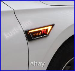 For Honda Civic 2022-23 Side Vent Fender LED Driving Lights/ Turn Signal Lights