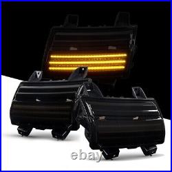 For Jeep Wrangler 2018-2023 Fender Sequential LED Turn Signal Running Lights