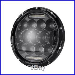 For Jeep Wrangler JK 07-17 7 LED Headlight+Turn Signal Light+Fender Side Lights