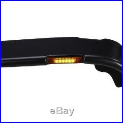 For Jeep Wrangler JK 4PCS/Set Fender Flares ABS Black with LED Turn Signal Light