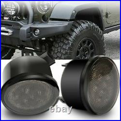 For Jeep Wrangler JK JKU 07-18 7 LED Headlight+4 Fog Light +Turn Signal Fender