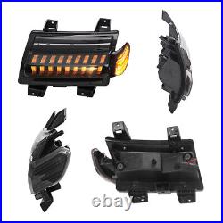 For Jeep Wrangler JL Rubicon 2018-2024 LED Sequential Turn Signal Fender Lights