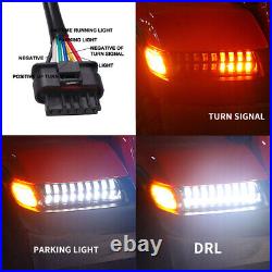 For Jeep Wrangler JL Sahara 18-21 LED DRL Turn Signal Fender Side Marker Lights