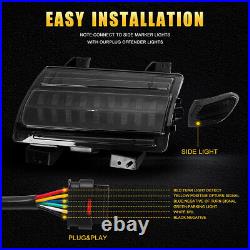 For Jeep Wrangler JL Sahara 18-22 LED Fender Turn Signal Lights Side Marker Lamp