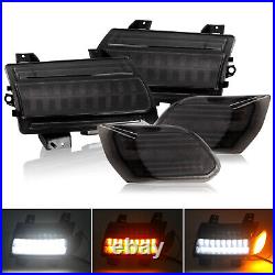 For Jeep wrangler JL LED Sequencial Fender Lights and Running DRL Turn Signal