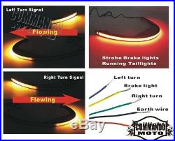 For Suzuki Boulevard M109R M90 Amber LED Rear Turn Signal Fender Eliminator Kit