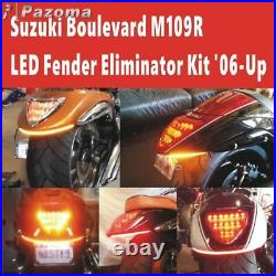 For Suzuki Boulevard M109R M90 LED Rear Turn Signal Light Fender Eliminator Kit