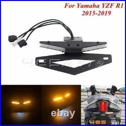 For YAMAHA YZF R1 15-19 LED Integrated Turn Signals Tail Tidy Fender Eliminator
