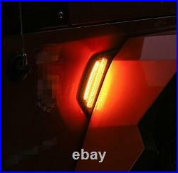 For wrangler JL 2018-2020 2PC LED side Fender Turn Signal light smoke black