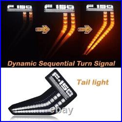Ford F150 2021-22 Led Front Fender Side Marker Lights WithSequential Turn Signal