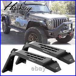 Front Fender Flares for 2019-2023 Jeep Gladiator JT LED Sequential Turn Signal