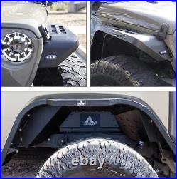 Front Fender Flares for 2019-2023 Jeep Gladiator JT LED Sequential Turn Signal