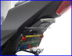 GSX-R1000 2017-up Fender Eliminator with Red LED Turn Signal Light Bar Clear