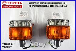 Genuine Toyota Land Cruiser Fj40 Fj45 Bj40 Front Turn Signal Fender Lamp Light