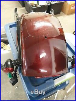 Harley Breakout Rear Fender With Black Struts And Turn Signals