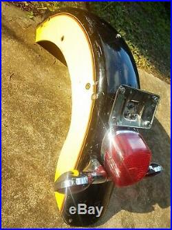 Harley heritage rear fender struts light bar brake light turn signals Springer