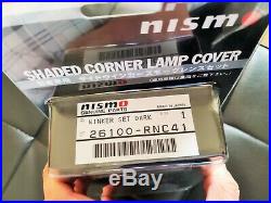 JDM Front LED Smoke Turn Signal Blinker Fender Lights Nissan GTR R34 R33 NISMO