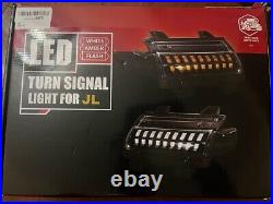 JL LED Fender Lights Kit Sequential Turn Signal DRL for Jeep Wrangler JL 2018-22