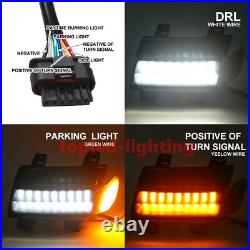 LED Blinker Rear Turn Signal Fender Flare Turn light Truck LED DRL For jeep JL