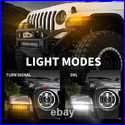 LED DRL Fender Light Turn Signal Lights For Jeep Wrangler JL JLU Sport 18 19 20