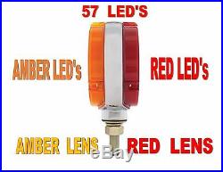 LED Double Face GLO Turn Signal Light (Pair) SEMI-TRUCK FENDER