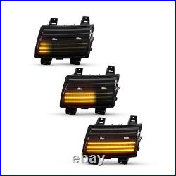LED Fender Lights with Sequential Turn Signal DRL for Jeep Wrangler JL 2018-2022
