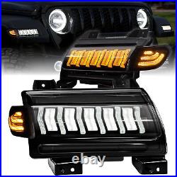 LED Fender Side Marker Turn Signal Light for Jeep JL/JT Sport & S Low-Trim