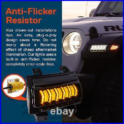LED Fender Turn Signal Light Jeep Wrangler JL Gladiator Rubicon Sahara Overland