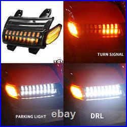 LED Fender Turn Signal Lights Replace Halogen for Jeep Wrangler 18-23 Gladiator