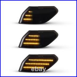 LED Fender Turn Signal Lights with 4 Bumper Fog Lamps For Jeep Wrangler JL 18-22
