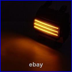 LED Fender Turn Signal Lights with 4 Bumper Fog Lamps For Jeep Wrangler JL 18-22