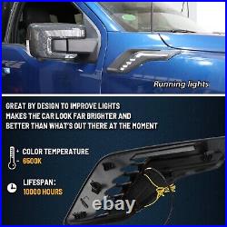 LED Front Fender Side Marker Lamp for Ford F-150 Raptor Crew Cab DRL Turn Signal