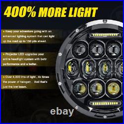 LED Headlights + Fog Turn Signal Lights + Fender Kit Combo for Jeep Wrangler JK