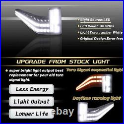 LED Side Fender Marker Light Dynamic Turn Signal for Ford F150 Raptor 2021 2022