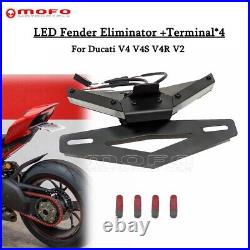 LED Turn Signal Fender Eliminator Kit For Ducati Panigale V4 V4S/R V2 2018-2022