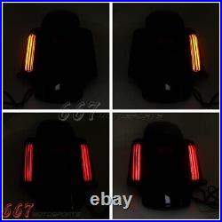 LED Turn Signals Rear Fender System For Harley FLHR Electra Glide FLHX 2014-2023