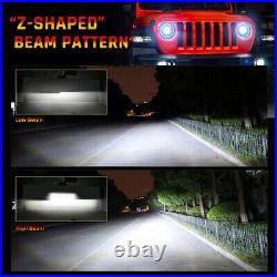 Led Halo Headlights Sequential Fender Turn Signal Lights for Jeep Gladiator 20+