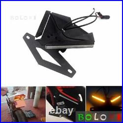 License Plate Braket & LED Turn Lights For Ducati 899 959 1199 1299 Panigale R S