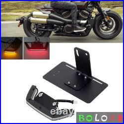 License Plate & Turn Signal Brake Light For Harley Sportster S RH1250S 2021-2023