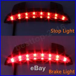 Motorcycle Fender Chopped LED Turn Signal Brake Integrated Tail Light For Harley