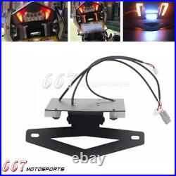 Motorcycle Tail Tidy with LED Turn Signal Light For Kawasaki Ninja H2 H2R 2015-19