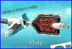 Nos 78 79 80 Chevy Monte Carlo Hood Ornament Header Panel Emblem Gm Trim Molding