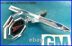Nos 78 79 80 Pontiac Lemans Hood Ornament Header Panel Emblem Gm Trim Molding