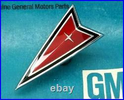Nos 78 81 Pontiac Lemans Header Panel Arrow Head Emblem Ornament Gm Trim Molding