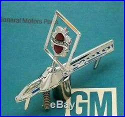 Nos 82 87 Olds Cutlass Supreme Sedan Hood Ornament Header Panel Emblem Gm Trim