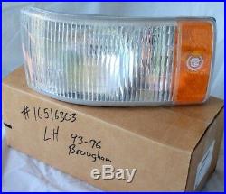 Nos 93 96 Cadillac Brougham Turn Signal Lens Housing Lamp Marker Light Gm Trim