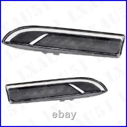 Pair Front Fender Turn Signal Light Lamp For Porsche Panamera 970 2014-2016