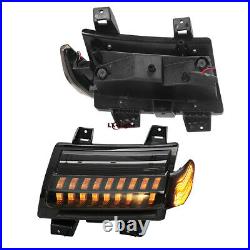 Pair LED Fender Double Turn Signal Lights for Jeep Wrangler JL Rubicon 2018-2021