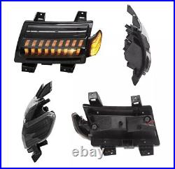 Pair LED Jeep Wrangler JL JLU Sequential Fender Lights Turn Signal for 2018-2023